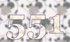 551 — изображение числа пятьсот пятьдесят один (картинка 5)