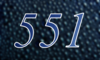 551 — изображение числа пятьсот пятьдесят один (картинка 4)