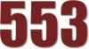 553 — изображение числа пятьсот пятьдесят три (картинка 3)