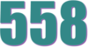 558 — изображение числа пятьсот пятьдесят восемь (картинка 3)