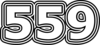 559 — изображение числа пятьсот пятьдесят девять (картинка 7)