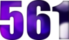 561 — изображение числа пятьсот шестьдесят один (картинка 6)