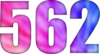 562 — изображение числа пятьсот шестьдесят два (картинка 6)