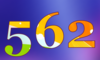 562 — изображение числа пятьсот шестьдесят два (картинка 5)