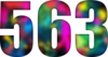 563 — изображение числа пятьсот шестьдесят три (картинка 6)