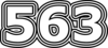 563 — изображение числа пятьсот шестьдесят три (картинка 7)