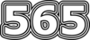 565 — изображение числа пятьсот шестьдесят пять (картинка 7)