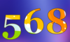 568 — изображение числа пятьсот шестьдесят восемь (картинка 5)