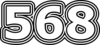 568 — изображение числа пятьсот шестьдесят восемь (картинка 7)