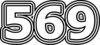 569 — изображение числа пятьсот шестьдесят девять (картинка 7)