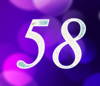 58 — изображение числа пятьдесят восемь (картинка 4)