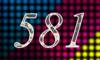 581 — изображение числа пятьсот восемьдесят один (картинка 4)