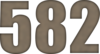 582 — изображение числа пятьсот восемьдесят два (картинка 6)