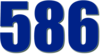 586 — изображение числа пятьсот восемьдесят шесть (картинка 3)