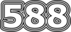 588 — изображение числа пятьсот восемьдесят восемь (картинка 7)