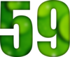 59 — изображение числа пятьдесят девять (картинка 6)