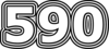 590 — изображение числа пятьсот девяносто (картинка 7)