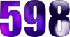 598 — изображение числа пятьсот девяносто восемь (картинка 6)