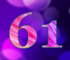 61 — изображение числа шестьдесят один (картинка 5)