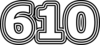 610 — изображение числа шестьсот десять (картинка 7)