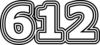 612 — изображение числа шестьсот двенадцать (картинка 7)