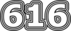 616 — изображение числа шестьсот шестнадцать (картинка 7)