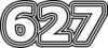 627 — изображение числа шестьсот двадцать семь (картинка 7)