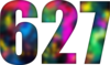 627 — изображение числа шестьсот двадцать семь (картинка 6)
