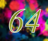 64 — изображение числа шестьдесят четыре (картинка 4)