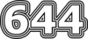 644 — изображение числа шестьсот сорок четыре (картинка 7)