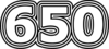 650 — изображение числа шестьсот пятьдесят (картинка 7)
