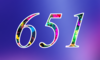 651 — изображение числа шестьсот пятьдесят один (картинка 4)