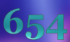 654 — изображение числа шестьсот пятьдесят четыре (картинка 5)