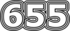 655 — изображение числа шестьсот пятьдесят пять (картинка 7)