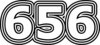 656 — изображение числа шестьсот пятьдесят шесть (картинка 7)