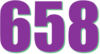 658 — изображение числа шестьсот пятьдесят восемь (картинка 3)