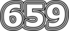 659 — изображение числа шестьсот пятьдесят девять (картинка 7)