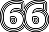 66 — изображение числа шестьдесят шесть (картинка 7)