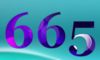 665 — изображение числа шестьсот шестьдесят пять (картинка 5)
