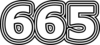665 — изображение числа шестьсот шестьдесят пять (картинка 7)