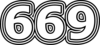 669 — изображение числа шестьсот шестьдесят девять (картинка 7)