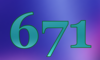 671 — изображение числа шестьсот семьдесят один (картинка 5)