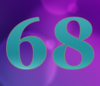 68 — изображение числа шестьдесят восемь (картинка 5)