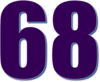 68 — изображение числа шестьдесят восемь (картинка 3)