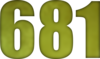 681 — изображение числа шестьсот восемьдесят один (картинка 6)