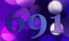 691 — изображение числа шестьсот девяносто один (картинка 5)