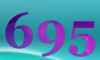 695 — изображение числа шестьсот девяносто пять (картинка 5)