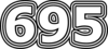 695 — изображение числа шестьсот девяносто пять (картинка 7)