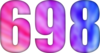 698 — изображение числа шестьсот девяносто восемь (картинка 6)