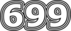 699 — изображение числа шестьсот девяносто девять (картинка 7)
